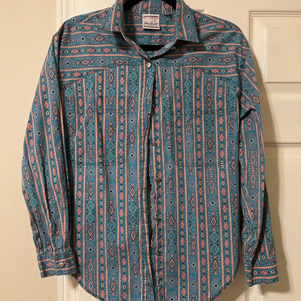 Vintage Nuovo western button down